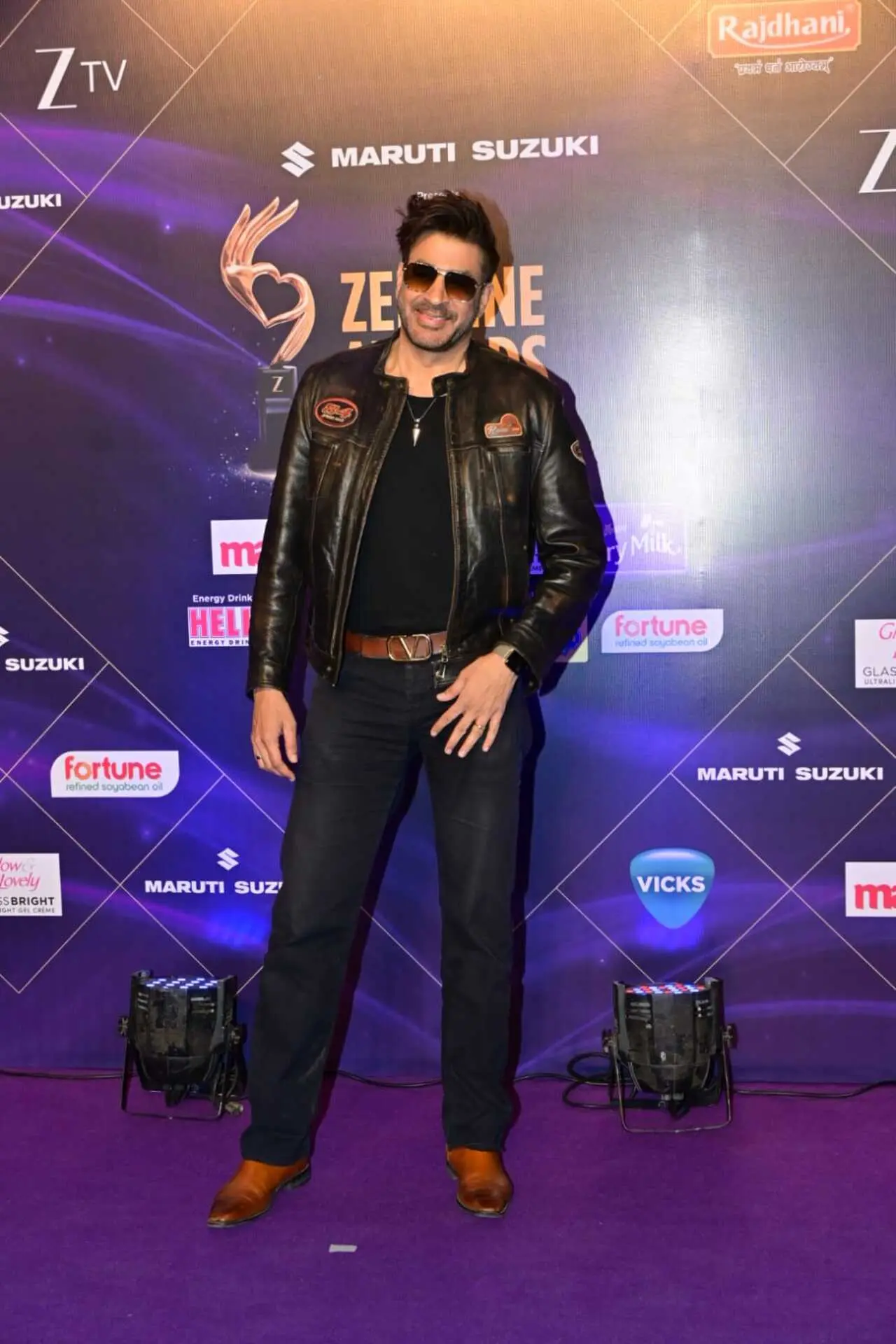 Rajat Bedi also made a striking appearance in the city as he attended an event.